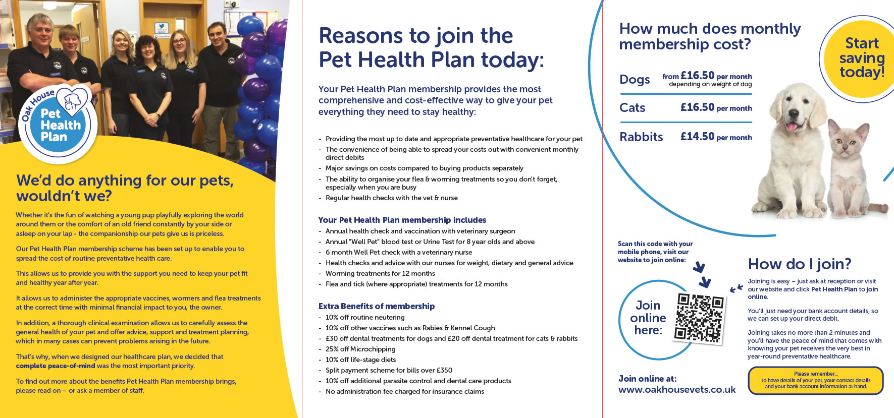 Pet health Plan